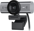 Logitech MX Brio Ultra HD 4K Collaboration, Streaming Webcam, 1080p at 60 FPS, Show Mode, Works with Microsoft Teams, Zoom, Google Meet, Nintendo Switch 2 New GameChat Mode - Graphite