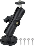 VAUBORTTI Heavy-Duty Camera Wall/Desktop Mount with 1/4"-20 Thread, Aluminum Alloy Arm, Dual Ball Heads, 1-Inch TPU Ball, Free Rotation,Compatible with DSLR, CCTV, RAM B System