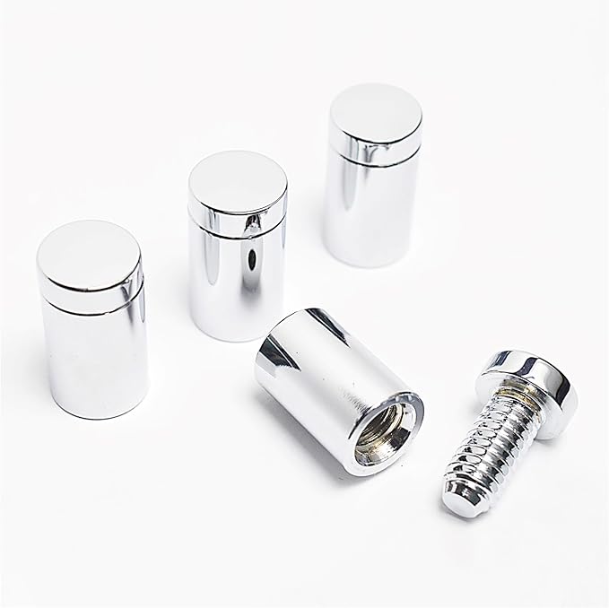 ArtToFrames 16x24 Inch Double Panel Floating Acrylic Picture Frame (Full Frame is 20x28) comes with Chrome Standoff Hardware, Made in the USA, 2 Pack