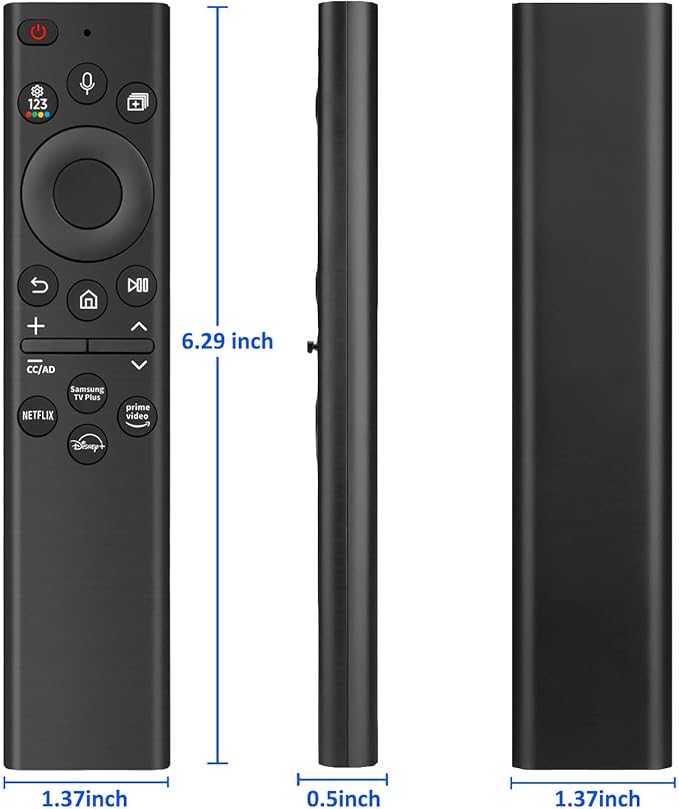 New Replacement Voice Remote Control for Samsung TV, Compatible for All Samsung TV Crystal UHD/Neo QLED/OLED/The Frame 4K 8K TVs