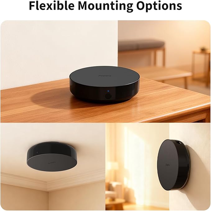 Aqara Smart Hub M200, Matter Controller, Thread Border Router, Featuring Aqara Zigbee, Bluetooth, Wi-Fi, PoE, IR, Supports Amazon Alexa, Apple HomeKit, Home Assistant, SmartThings, Google Home