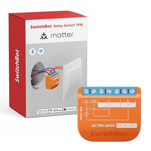 SwitchBot Smart Relay Switch (Relay Switch 1PM US)