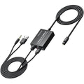 PROZOR 3.5mm to SPDIF Converter Analog to Digital Audio Cable ADC Adapter for Enhanced Sound Toslink Optical Output 3.5mm to Optical Cable for Gaming Consoles Computers and Projectors etc