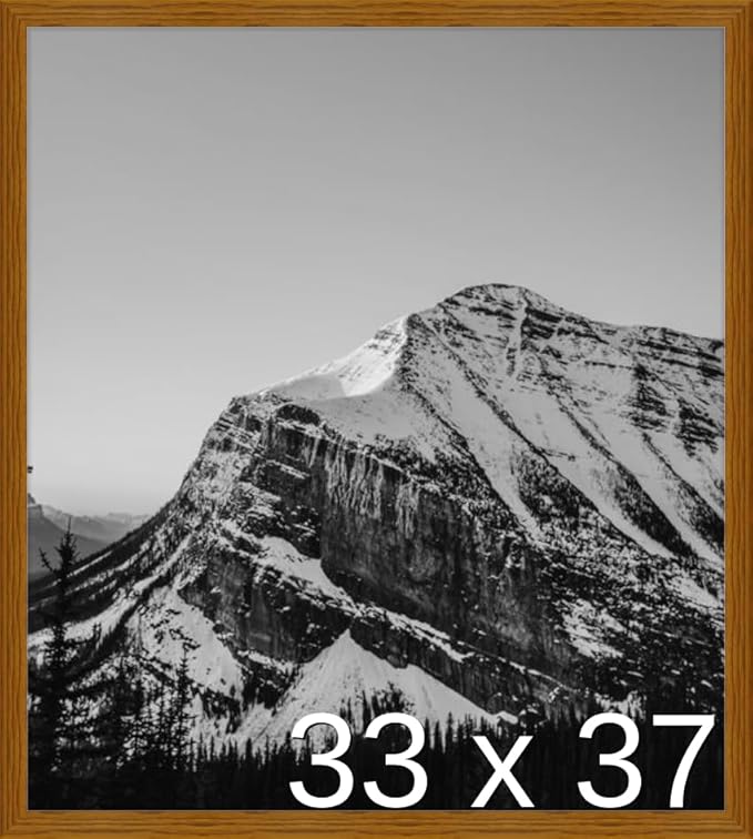Frame It Easy 33 x 37 Hazel Wood Frame (Derby)