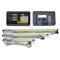 ToAuto 6" 12" 22" 3 Axis Digital Readout DRO Display 5um Precision TTL Linear Glass Scale for Milling Machine,150mm+300mm+550mm
