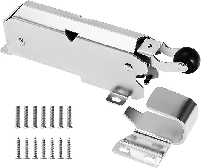 Hydraulic Door Closer, Exposed Installation. Door Closer for Heavy Duty Doors, Walk-in Freezers, Fire Doors and Warehouse Doors | 600,000 Cycles Tested, with Flush to 3/4 Inch Hook