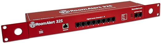 Room Alert 32S Proactive Secure Environment Monitor - Responder Bundle (Monitor Plus 18 Additional Sensors and Accessories)