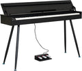 KUMENG Digital Piano 88 Key Weighted Keyboard,Full-Size Desk Progressive Hammer-Action Electric Piano For Beginners, With Sheet Music Stand, Pedal,Power Adapter, Headphone Mode, Usb-Midi