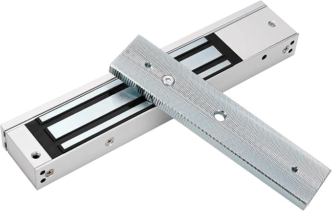 Electric Magnetic Lock 280KG 600LBS Holding Force Electromagnet Lock 12V Fail Safe NC Mode Single Door for Access Control System