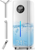 21L/5.5Gal Humidifiers for Bedroom,Humidifier Large Room with 2000ml/h High Output,Top Fill,24H Runtime, Cover up to 3000ft²,Remote Control Whole House Cool Mist Humidifier for Home,Office,Plants