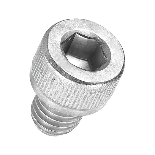 Kozelo 10pcs Socket Head Cap Screws - [M8-1.25 x 10mm] 304 Stainless Steel Allen Socket Drive for Electrical Motor 3D Printing Fan Engine Replacement Use, Silver