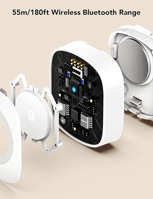 GoveeLife Wireless Mini Smart Button Sensor, Group Control Multiple Devices, Versatile Control Button, Battery Powered, Supports Most GoveeLife Smart Products(Can't be used independently)
