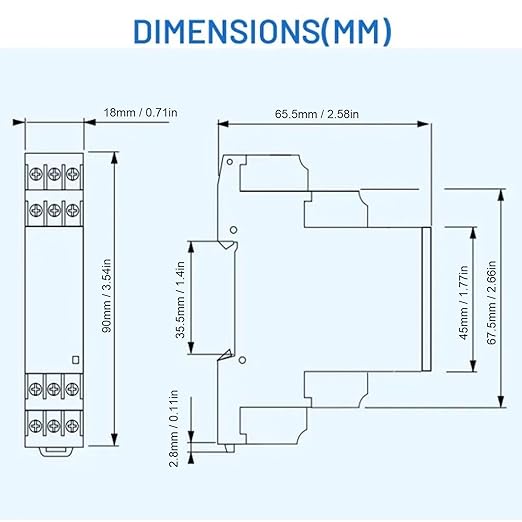 100A 3 Phase Power Meter Energy Consumption Electricity Usage Monitor with APP Control for Home School Dormitory Shopping Mall with Clamp Current Transformer DIN Rail Watt Kwh Frequency Meter