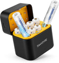 Tanatare 8 Pack Rechargeable Lithium ion AA Batteries with 2.5H Fast Charger, 3000mWh 1.5V Constant Output Rechargeable Double A Batteries Recharge up to 2000x Times, Low Self Discharge