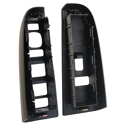 Window Switch Bezel Cover Tan Compatible with Chevy Chevrolet Avalanche Silverado Suburban Tahoe, GMC Sierra Yukon, Cadillac Escalade 2004-2007 Replaces 89045127 89045119 Window Switch Trim Accessorie