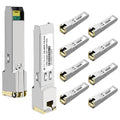 OPSTRAN 1000BASE-T SFP RJ45 Copper Transceiver Module Compatible with Fortinet FS-TRAN-GC FG-TRAN-GC FR-TRAN-GC 100m Cat5e/6 10 Pack