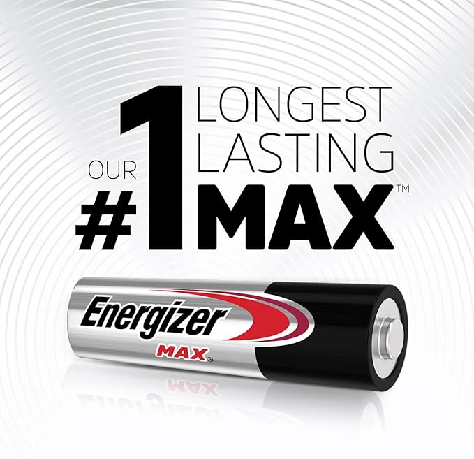 Energizer MAX AA Batteries (20 Pack), Double A Alkaline Batteries