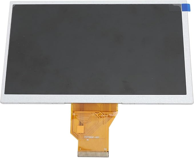 aqxreight 7 Inch LCD Display Module 50Pin RGB 800x480 Resolution TFT LCD Screen with 7" Landscape Design for Home Appliance Industrial Control