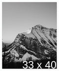 Frame It Easy 33 x 40 White Wood Frame (Derby)