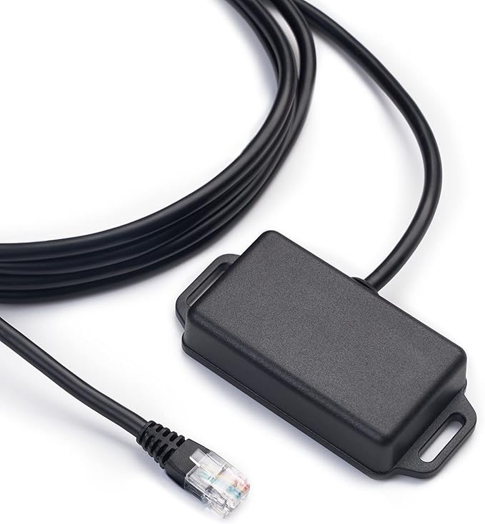 HQST Bluetooth Module with RJ12 Communication Port for HQST MPPT 20A 40A 60A Solar Charge Controllers, BT Module for APP Monitoring & Setting Parameters