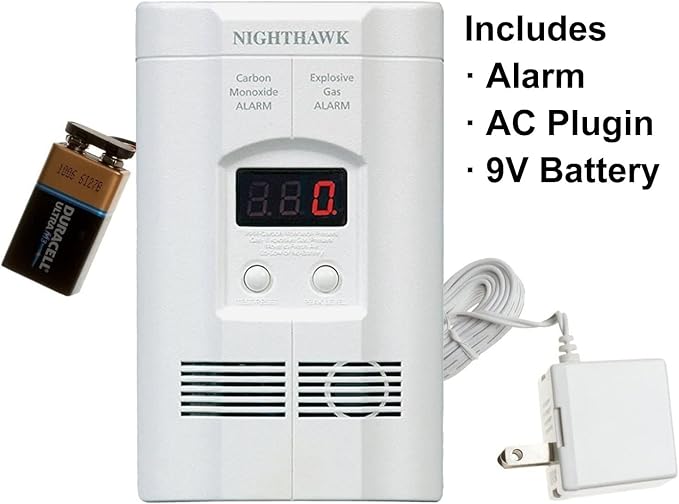 Kidde Carbon Monoxide Detectors (2 Pack) and Explosive Gas Alarm