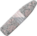 ZCFYGDX William Morris Prints Ironing Board Cover Decor, Resist Scorching & Staining, Easy Install Resistant Elastic Edges,3 Nylon Buckle Fasteners Straps,Relaxing Breathable Ironing Experience L