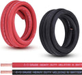 Shirbly 2/0 Gauge Battery Cable, 10FT Red + 10FT Black 2/0 AWG Pure Copper Wire Welding Cable, for Automotive, Battery, Solar and Generator, Standard USA OFC Wire