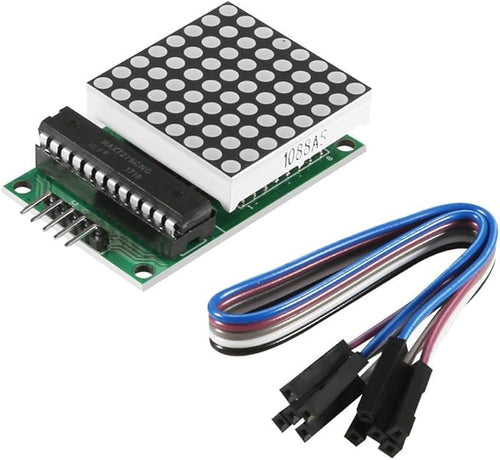 ACEIRMC 4pcs MAX7219 Dot Matrix Display Module Single-Chip Control LED Module DIY Kit for Arduino with 5pin Line