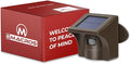 eMACROS Single Solar Sensor Incompatible with Pre-2022 Versions— 1/2 Mile Long Range Motion Sensor for Long Driveways, Homes & Large Properties, Outdoor Weatherproof Security Alert System
