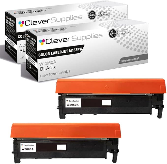 CS Replacement Compatible with HP M183FW Toner Cartridge W2310A to use with M155NWM182N M182NW (Black, 2-Pack)