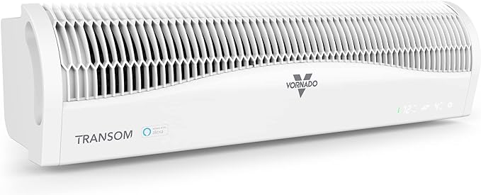 Vornado TRANSOM AE Window Fan Works with Alexa, 4 Speeds, Reversible Exhaust Mode, Weather Resistant Case, Whole Room,White