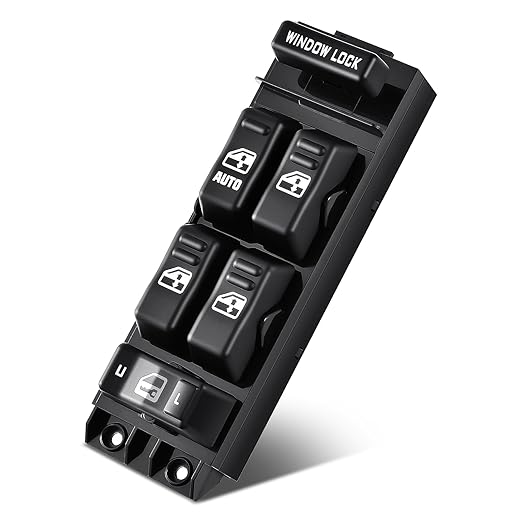 JALIAMTE Driver Side Power Window Switch Master Control Compatiable for 2000-2002 Chevy Silverado 1500HD 2500HD 3500, 2002 Cadillac Escalade, 2000-2002 Sierra Yukon XL, Replace OE 15062650 19259961