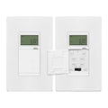 ENERLITES Programmable Digital Timer Switch for Lights, Fans, Motors, 7-Day 18 ON/OFF Timer Settings, Single Pole, Neutral Wire Required, UL Listed, HET01-C, White, 2 Pack