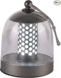 MKLK Camping Lantern, IPX4 Waterproof Touch Control LED Night Light, USB Rechargeable & Long Lasting Battery, Portable Hanging Tent Lamp for Outdoor Camping Hiking Backpacking,Silver Gray