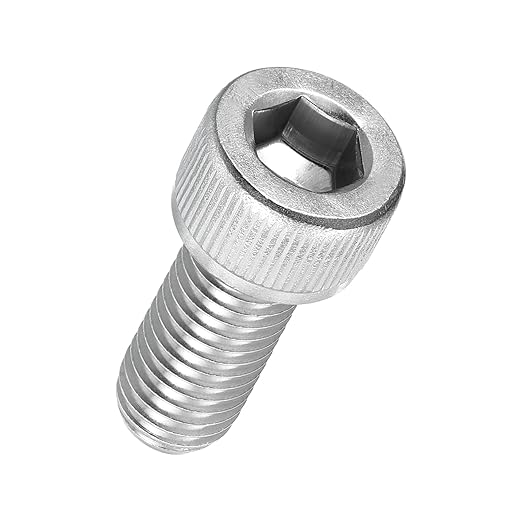 Kozelo 15pcs Socket Head Cap Screws - [M10-1.5 x 25mm] 304 Stainless Steel Allen Socket Drive for Electrical Motor 3D Printing Fan Engine Replacement Use, Silver