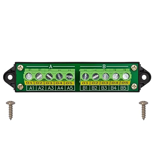 30Amp 300V 2x5 Position Terminal Block Distribution Module. OONO D-1662GP