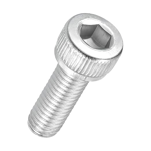 Kozelo 30pcs Socket Head Cap Screws - [M5-0.8 x 14mm] 304 Stainless Steel Allen Socket Drive for Electrical Motor 3D Printing Fan Engine Replacement Use, Silver