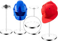 Hdkwby Acrylic Hat Display Stand 4 Pack- Thickened Base for Helmet, Wig - Multi-Use for Perfumery, Watch, Glass, Jewelry Collectibles - Home, Office, Retail, Salons, Hotels, Malls ( 11.8Inch Height)