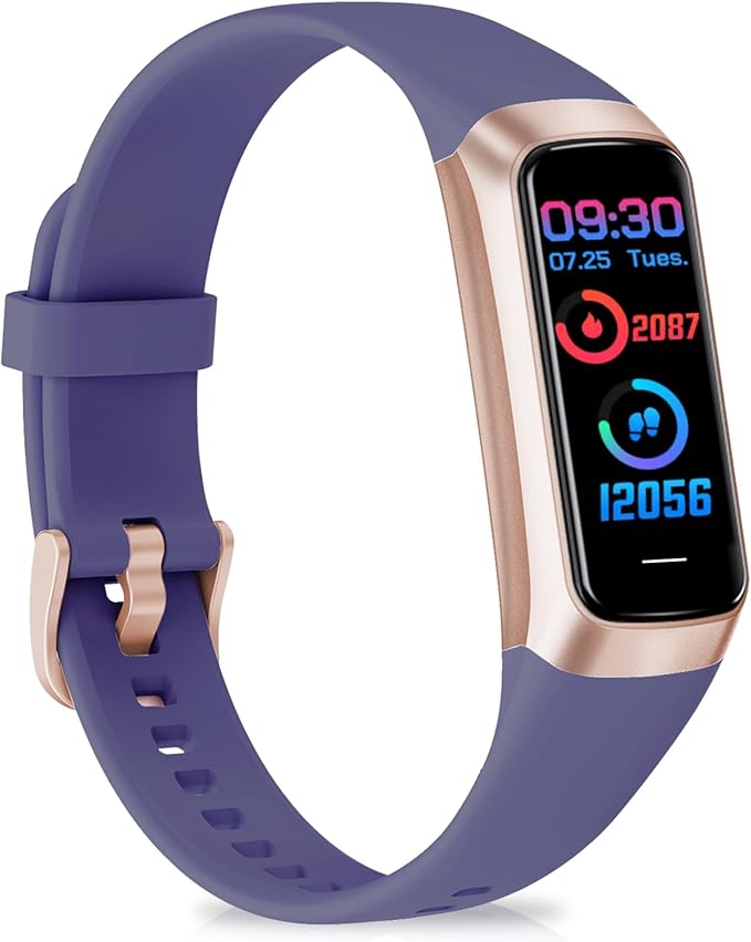 Fitness Tracker with 24/7 Heart Rate Blood Oxygen Sleep Monitor, 1.1" AMOLED Touch Screen Activity Tracker Smart Watches, IP68 Waterproof Step Counter Pedometer for Women Men