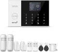 LWOHSI Smart Home Alarm,GSM 4G/WiFi Home Security Systems with DIY Door Window Sensors and Motion Sensors,Loud Siren,Remote,Work with Google for House,Villa,Apartment,No Contract Fee