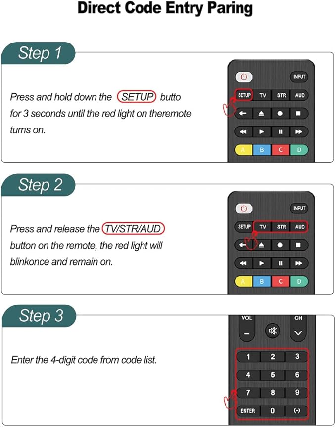 Universal TV Remote Control Compatible with Samsung, LG, Vizio, Sony, Hisense, TCL, Insignia, Toshib, Philips, Sharp and More Brand (NOT Compatible with Rok-Streaming Sticks/Sound Bar, TVs Sticks)