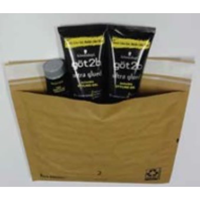 got2b Ultra Glued Invincible Styling Gel Set, 6 Fl Oz (2-Tube) + 1.25 Fl Oz Travel Size, Hair Gel for Men and Women with Extra Strong Hold, Non-Sticky, No-Flake Formula for Vertical Styles