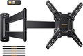 Perlegear Long Arm TV Wall Mount for 26-65 inch TVs up to 100 lbs, Corner TV Mount Bracket with 31.65” Extension, Swivel, Tilt Articulating Arms, Max VESA 400x400mm, Full Motion Wall Mount PGMF25B