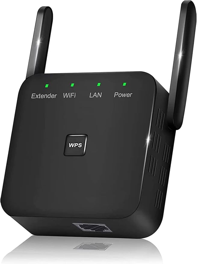 2026 Fastest WiFi Extender Signal Booster Covers 10000 Sq.ft and 80 Devices | 2.4GHz High Speed WiFi Repeater with Ethernet Port - Eliminate Dead Zones with Wireless Internet Booster for Home