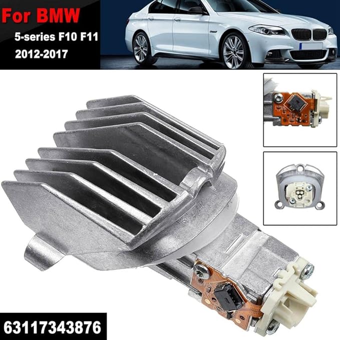 SOCAL-LED LIGHTING 63117343876 Daytime Running Light DRL Headlight Insert Diode Module LED Control Unit Fit for BMW 2014-2016 5 Series F10 F11 LCI