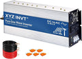 XYZ INVT 3000W Pure Sine Wave Inverter 12V to 120V AC, 6000W Peak Power, Power Converter for Solar System, Off-Grid Home, RV, Truck & Camping