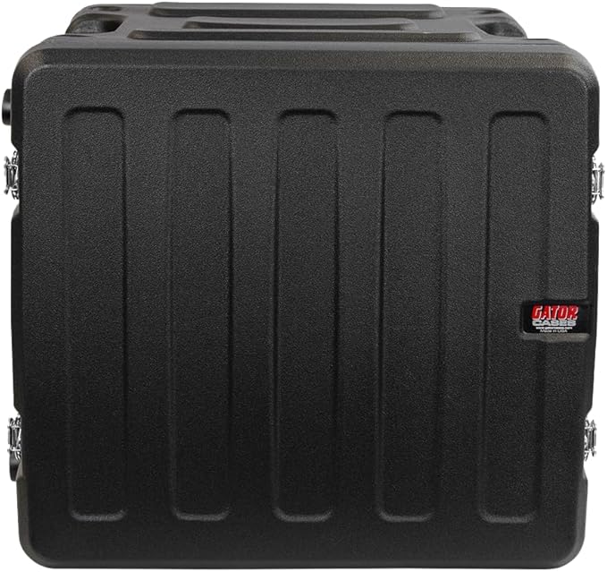 Gator Cases Pro Series 10U Rack Case with Standard 19" Depth, Roto Molded Made in USA (G-PRO-10U-19)