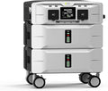IEE 5120Wh Power Station SP5000, 120/240V 5000W AC Output(9000W Peak), Lifepo4 Home Battery Backup Expandable to 10kWh, 1000W PV Charging, Solar Generator for Home Use, Emergency, Camping, RV