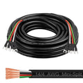 MOOKEERF 14/4 AWG Mini-Split Cable - 10FT 14 AWG 4 Conductor Control Cable 300V Stranded Oxygen-Free Pure Copper Wire for Mini Split Air Conditioner,Heat Pump,HVAC Systems and Speaker Systems