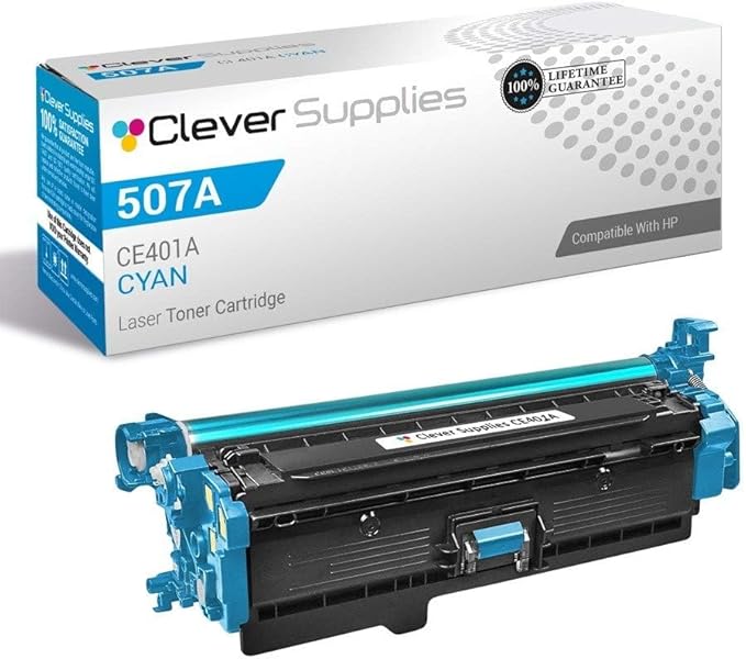 CS Replacement Toner Cartridge Compatible with HP M570dn CE401A Cyan Color PRO 500 M570 M570DN M570DW M551DN M551N M551XH Color Flow M575C